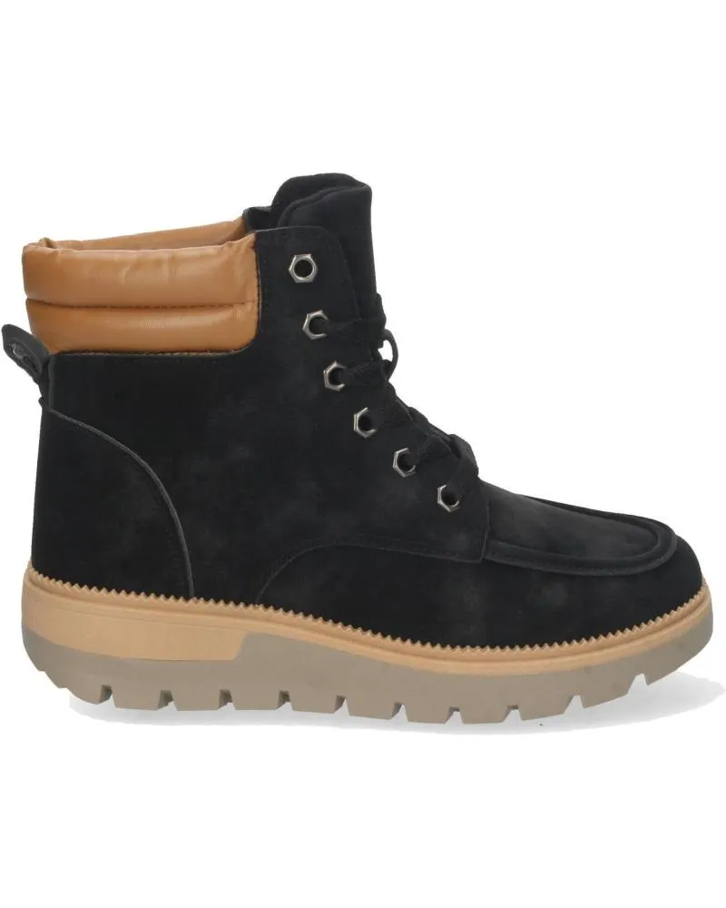 Botines PUNTOSALAO  de Mujer BOTAS BAJAS DE MONTANA NEGRAS CON CORDONES PARA MUJER  VARIOS COLORES
