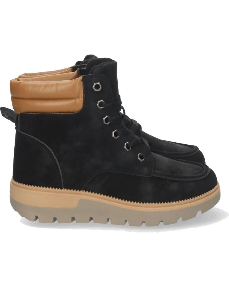 Botines PUNTOSALAO  de Mujer BOTAS BAJAS DE MONTANA NEGRAS CON CORDONES PARA MUJER  VARIOS COLORES