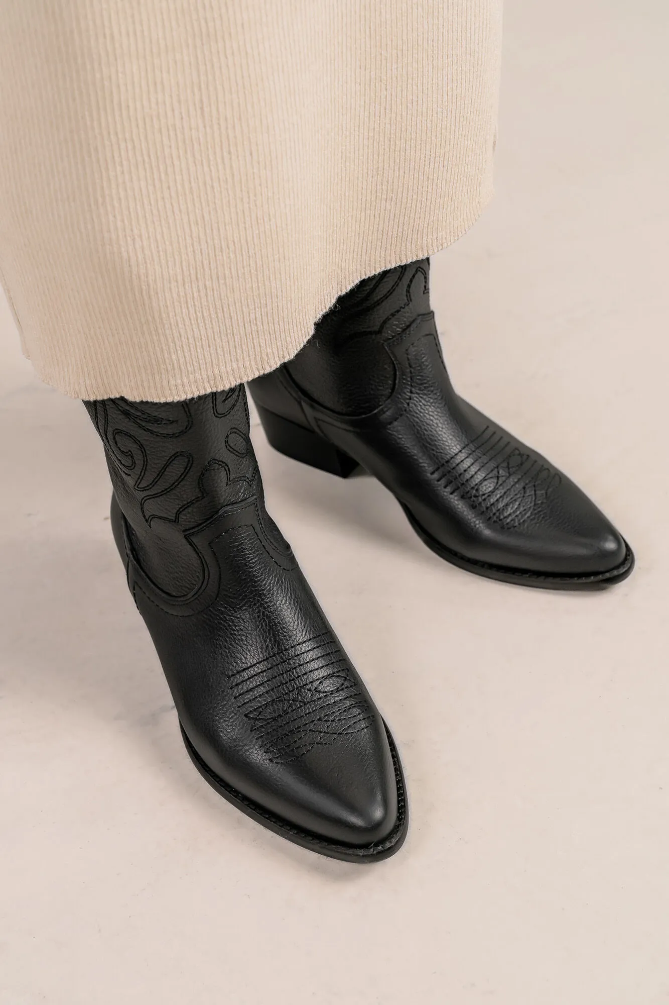 Bryan Stepwise Botas cowboy de piel Jandra