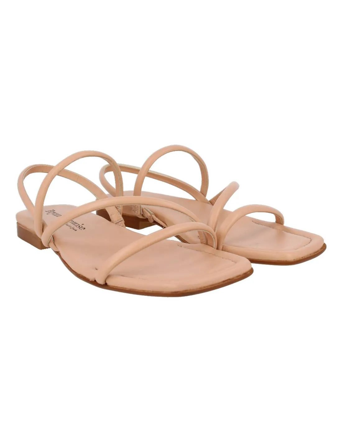 BRYAN STEPWISE  SANDALIA TIRAS PIEL CAMELIA