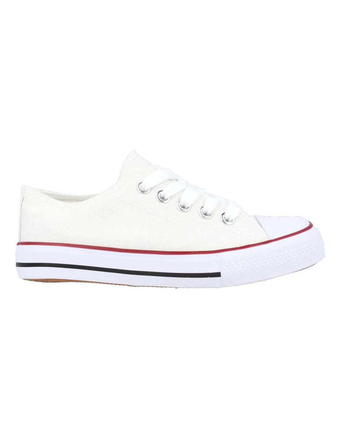 BUBBLE KIDS  LONA CASUAL CORDONES BLANCO