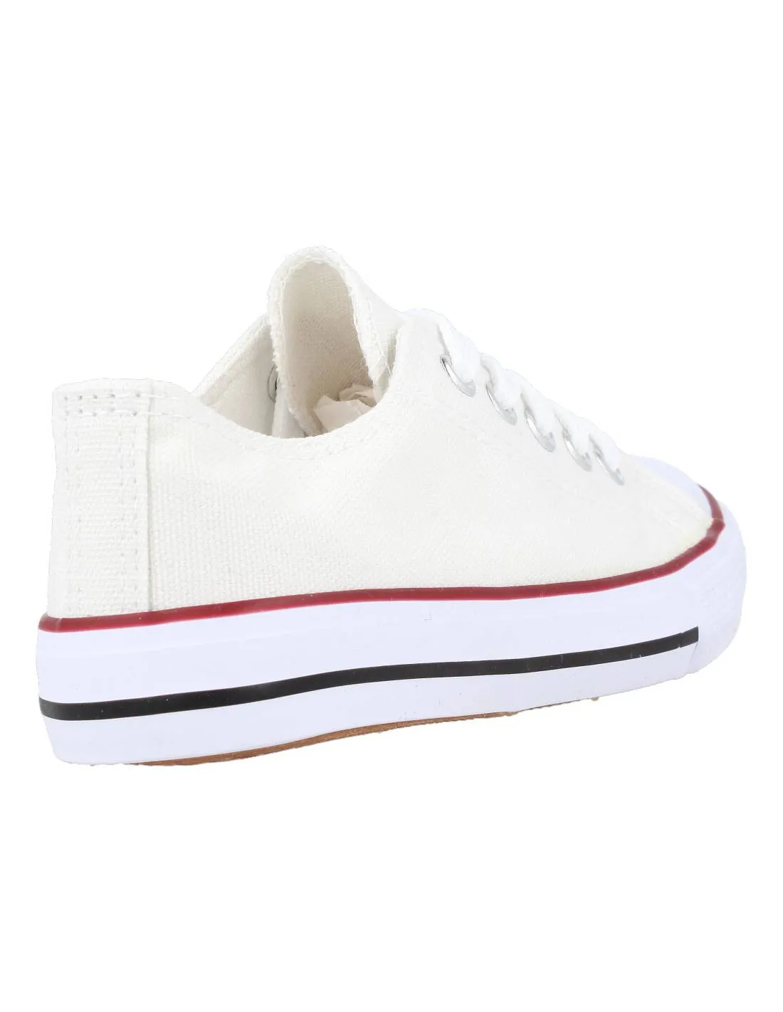 BUBBLE KIDS  LONA CASUAL CORDONES BLANCO
