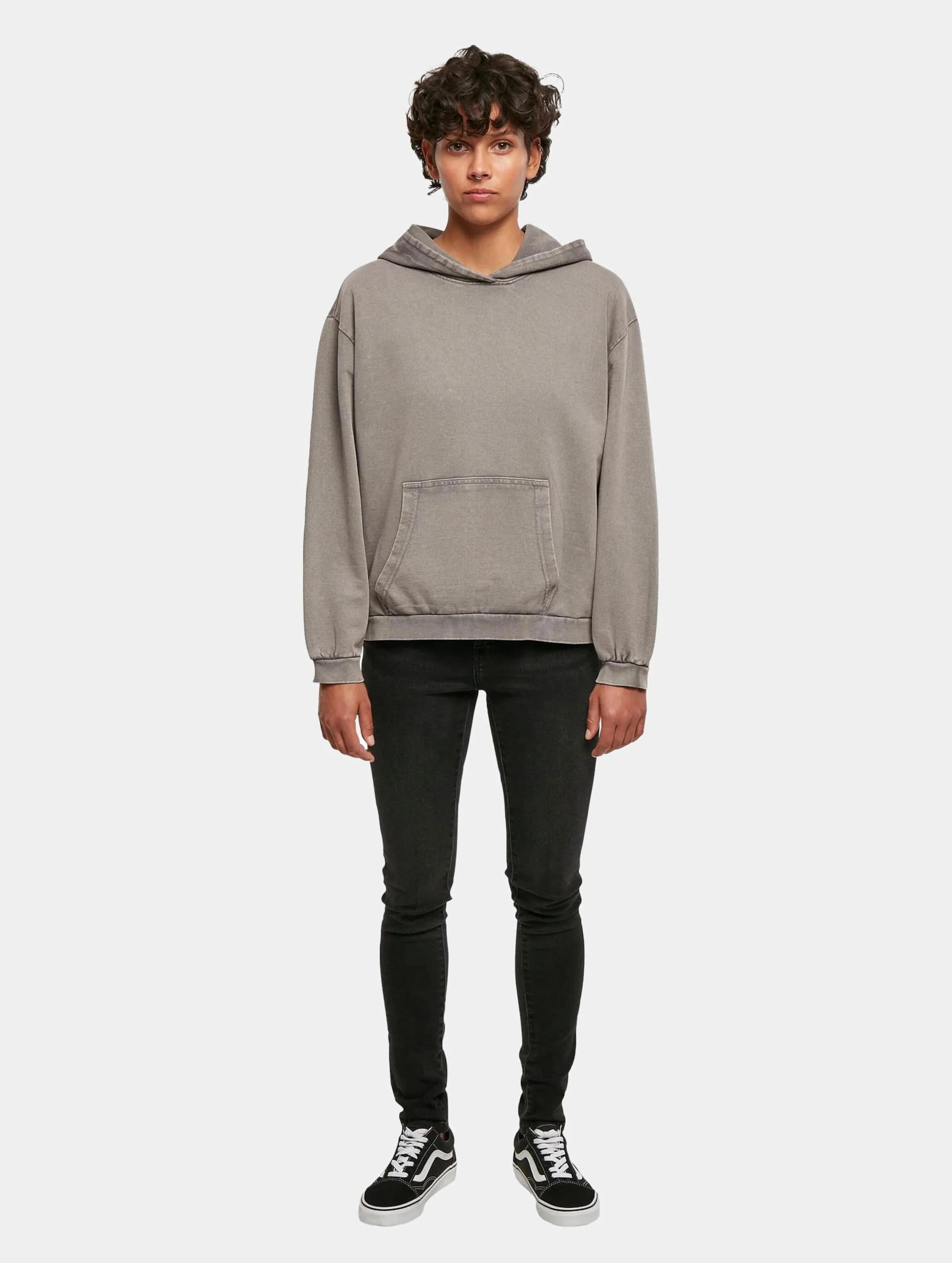 Build Your Brand Ladies Acid Washed Oversize