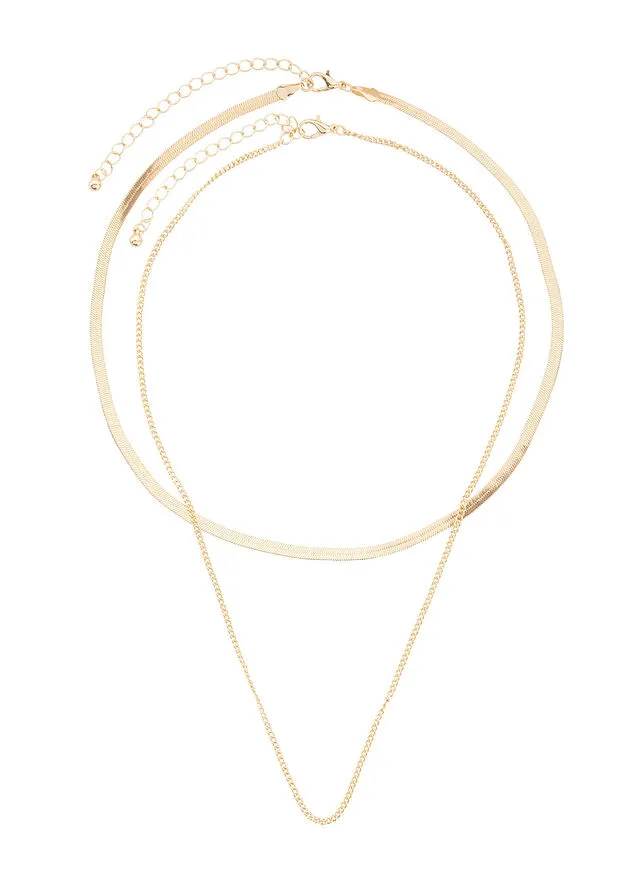 Cadena oro metálico