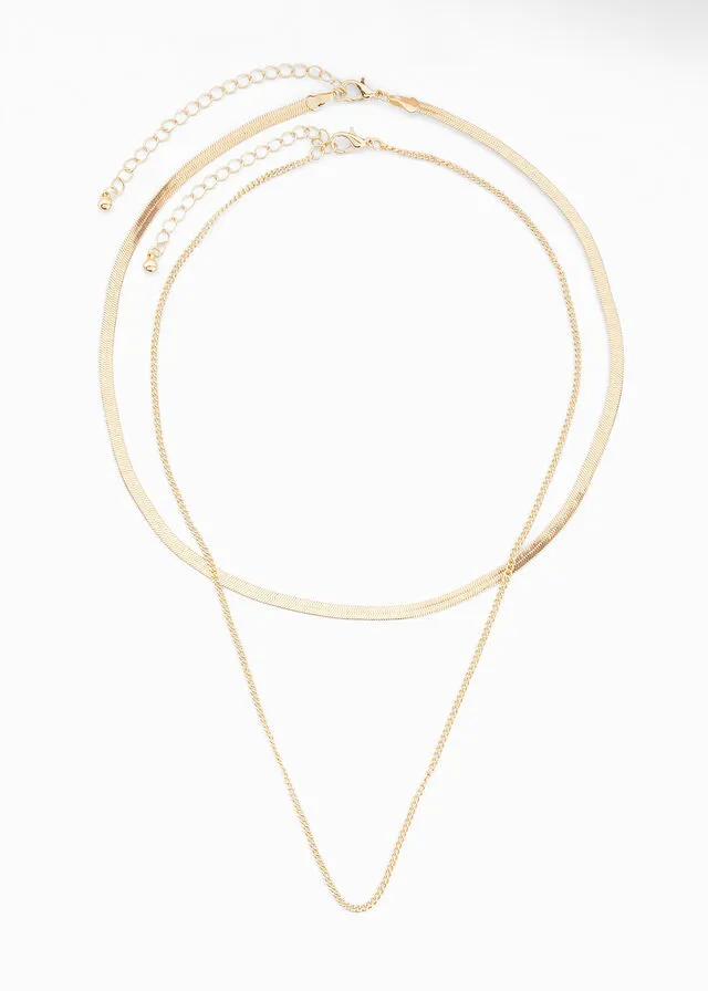 Cadena oro metálico