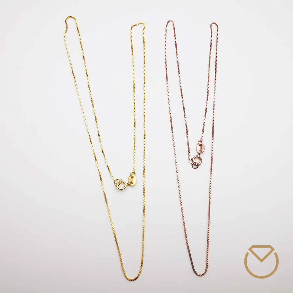 Cadena Plata + Baño Oro