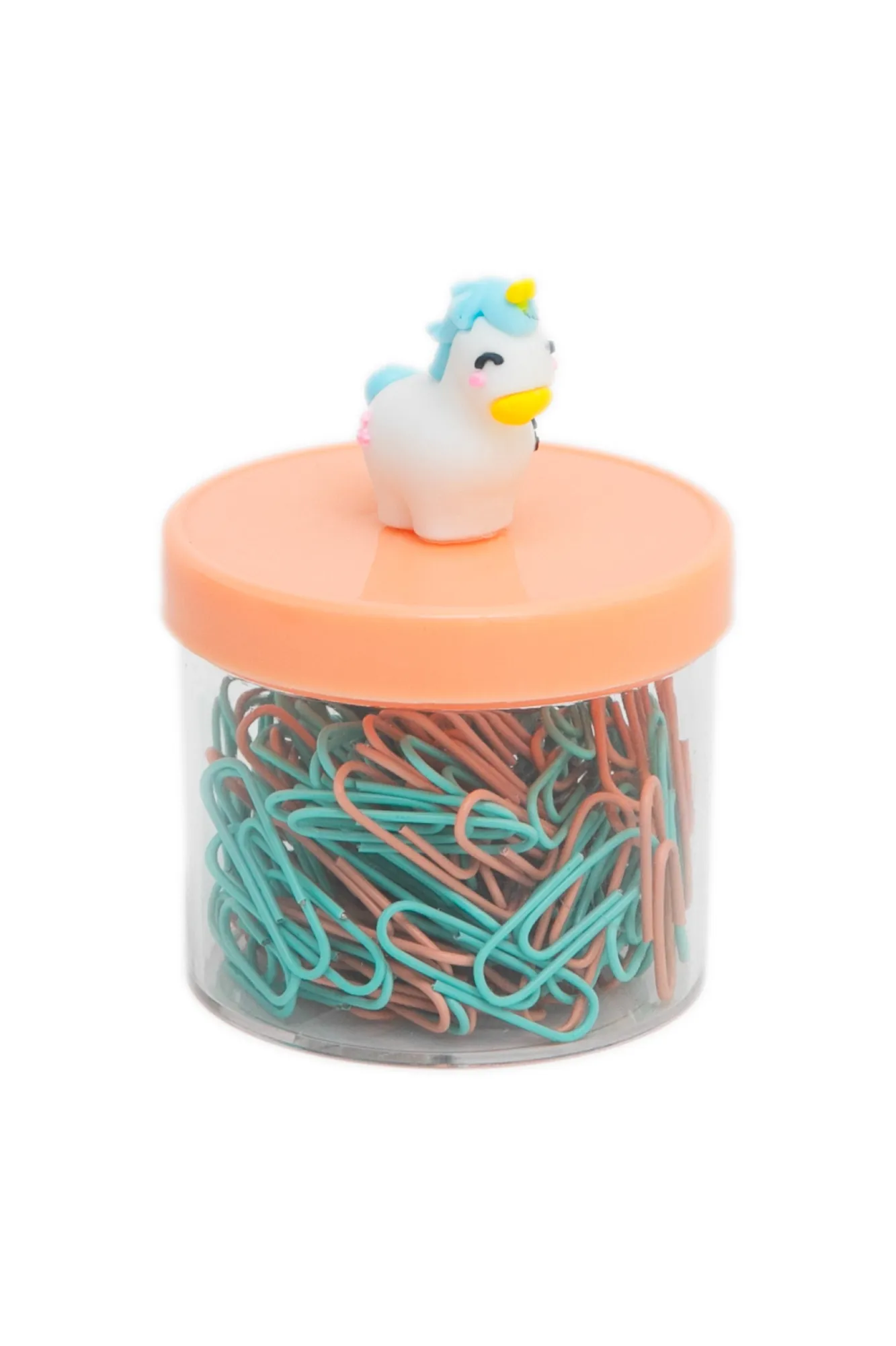 Caja con 150 clips – Unicornio