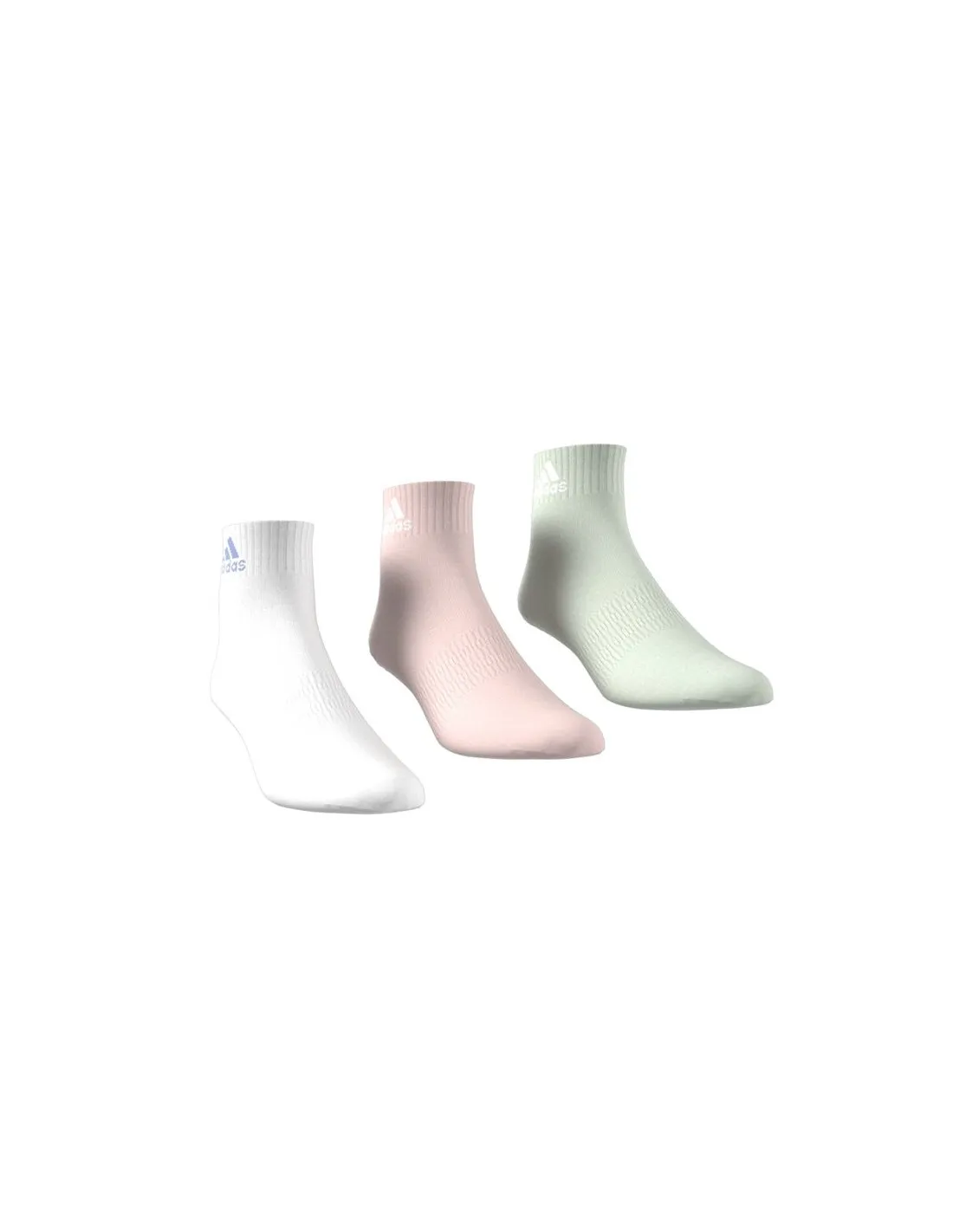 Calcetines adidas Cushioned Sportswear Ankle 3 Pair Pack Infantil Blanco