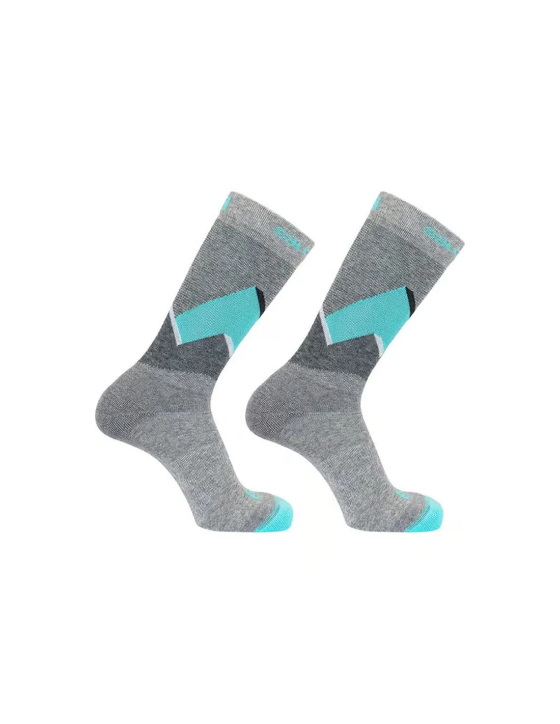Calcetines de Montaña Salomon Outline Prism Ankle Pack 2 Medium Gris