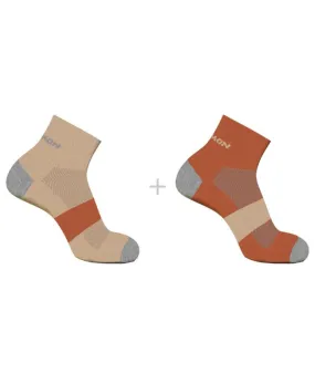 Calcetines de Running Salomon Evasion Ankle 2-Pack Negro
