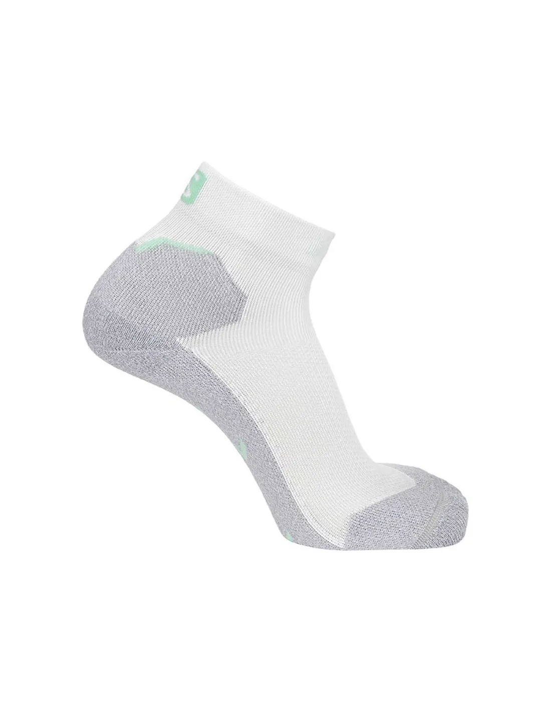 Calcetines de Trail Salomon Speedcross Ankle Pack 2 Ebony Blanco