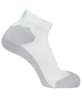 Calcetines de Trail Salomon Speedcross Ankle Pack 2 Ebony Blanco