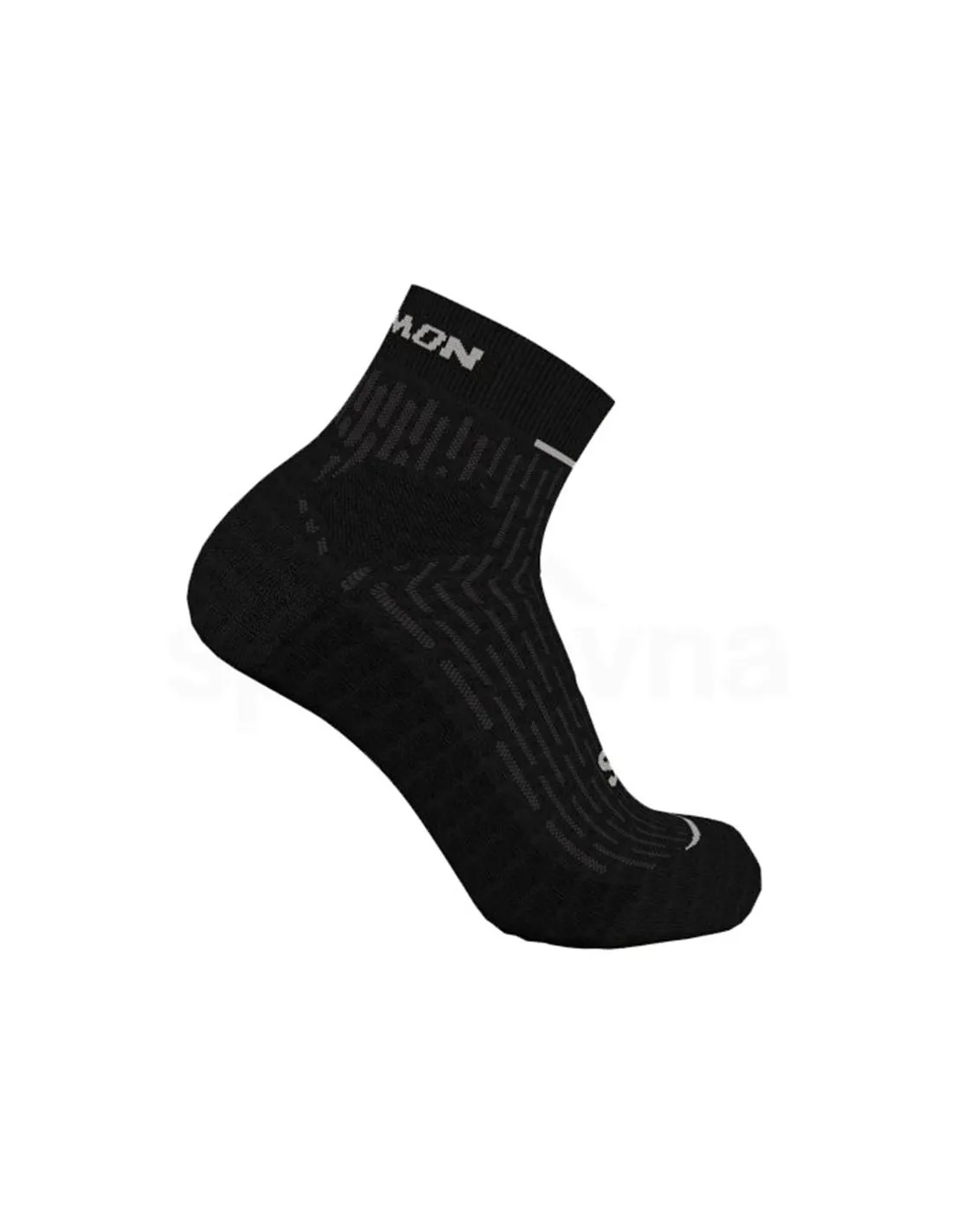 Calcetines de Trail Salomon Ultra Glide Ankle Negro