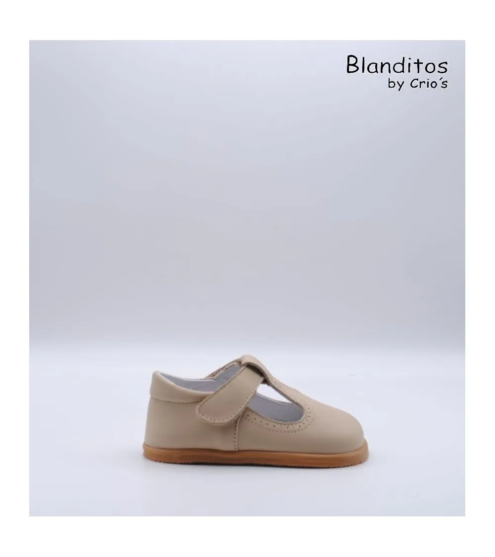 CALZADO RESPETUOSO BLANDITOS PEPITO PIEL MARFIL
