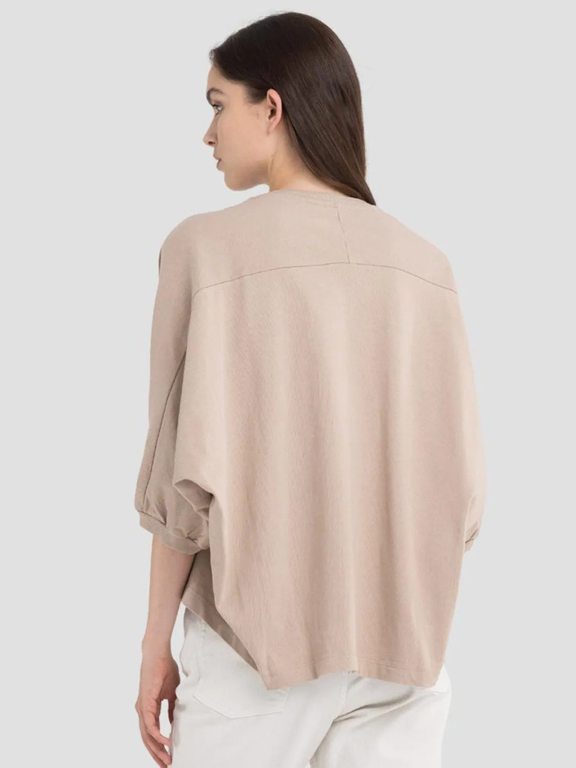 CAMISETA OVERSIZE MANGAS ABULLONADAS REPLAY