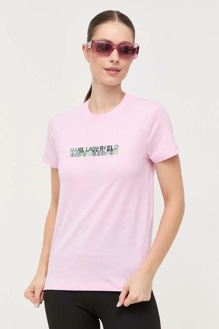 Camiseta para mujer de Karl Lagerfeld – 235W1726