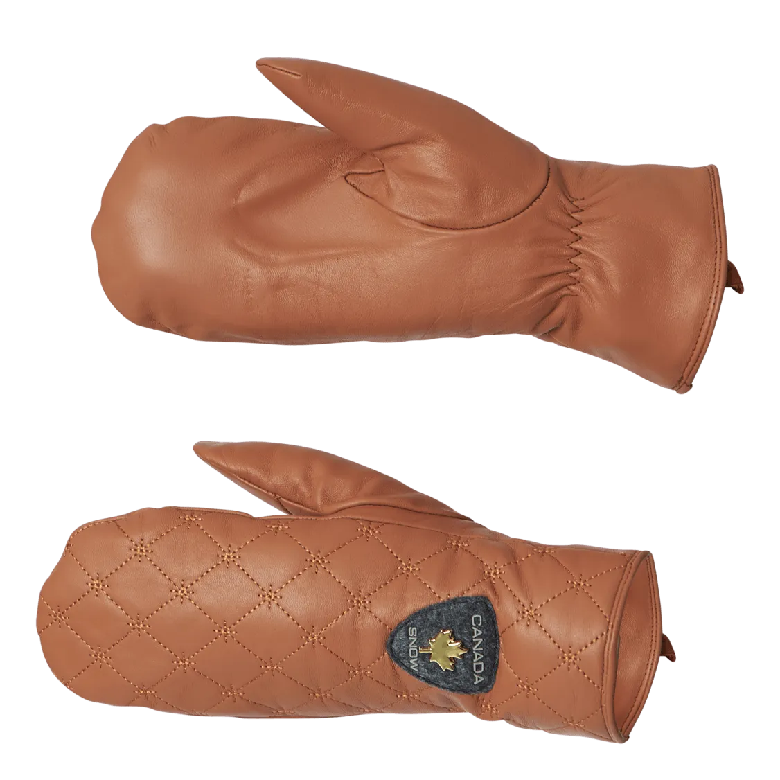 Canada Snow Idre Quilted Thumb Brown