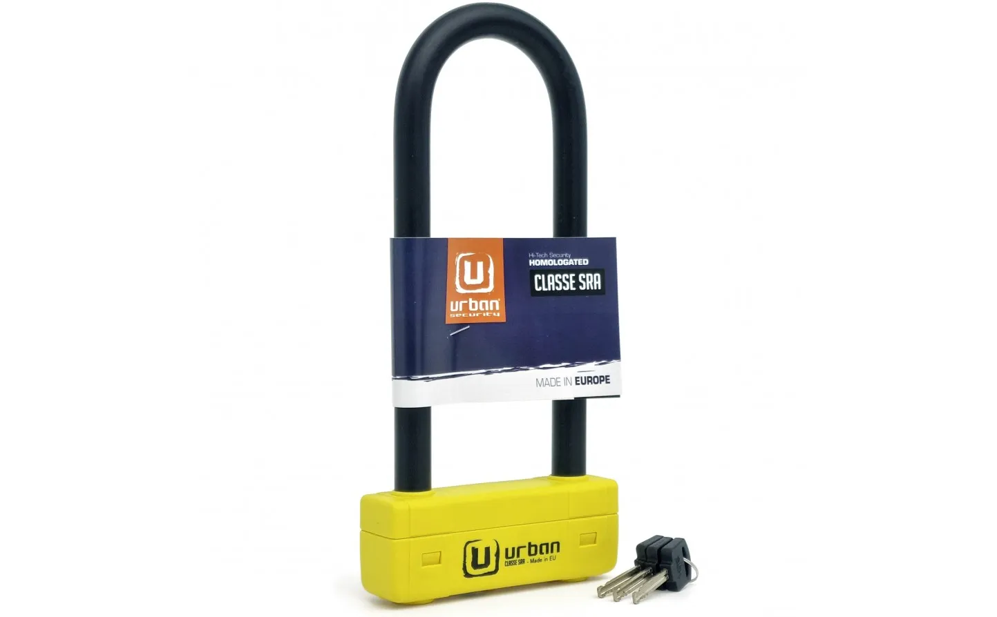 Candado Urban U Ø 18 Homologado Sra 85X250 Amarillo |UR85250Y|