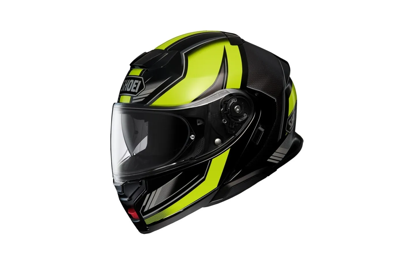 Casco Shoei Neotec 3 Grasp Tc3 Negro Amarillo Fluor|CSNE310032|