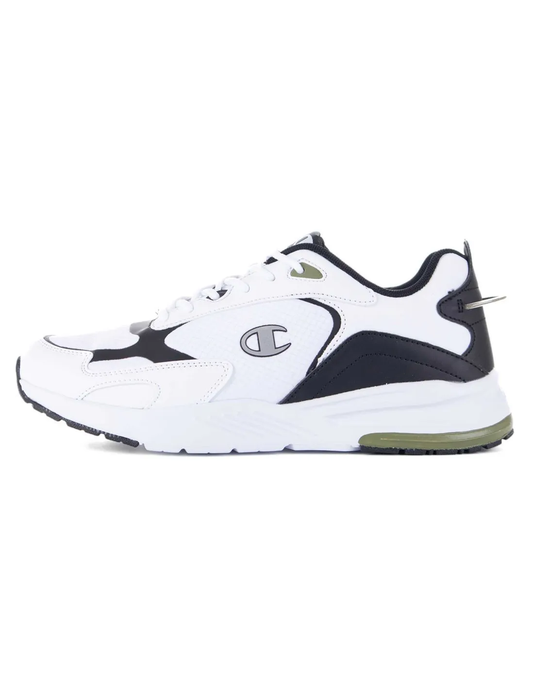 CHAMPION  ZAPATILLAS BLANCO Y NEGRO RAMP UP HOMBRE