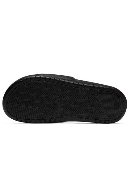 chancla nike benassi negro/bronce mujer