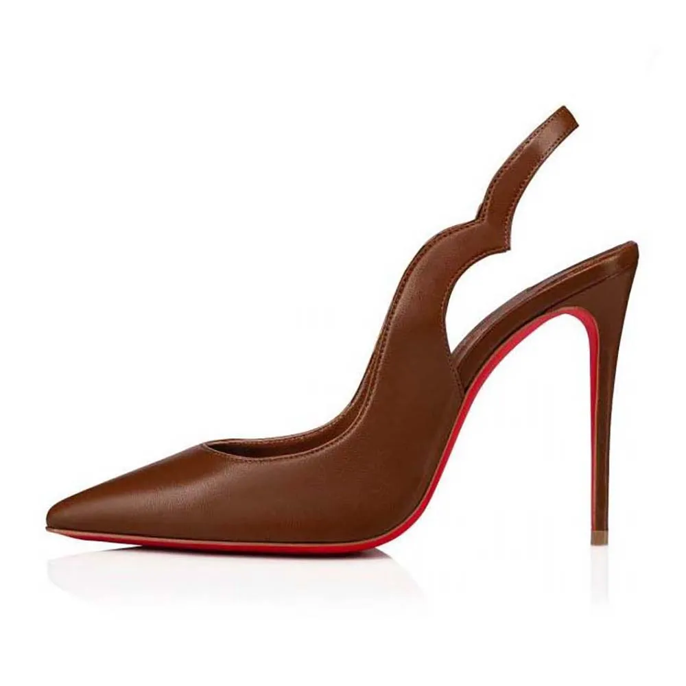 CHRISTIAN LOUBOUTIN MUJER HOT CHICK SLING 100 MM ALTURA DEL TACóNBRONCEADO