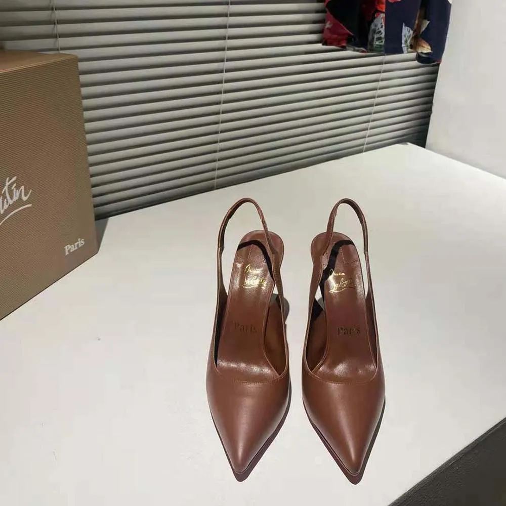 CHRISTIAN LOUBOUTIN MUJER HOT CHICK SLING 100 MM ALTURA DEL TACóNBRONCEADO