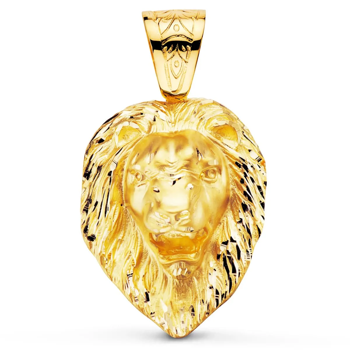 Colgante Oro Cabeza León Oro  66 x 56 mm