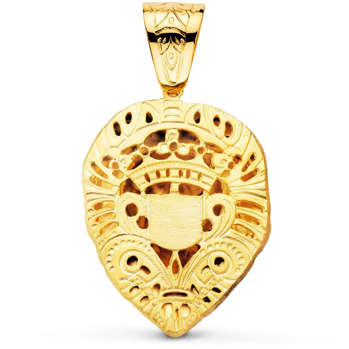 Colgante Oro Cabeza León Oro  66 x 56 mm