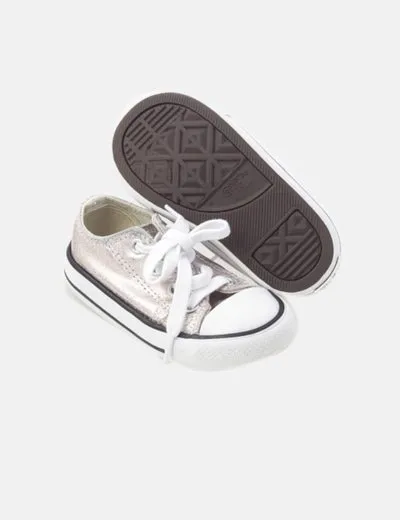 Converse Zapatilla dorada cordones