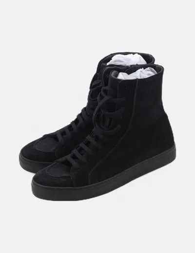 COS Bota negra cordones