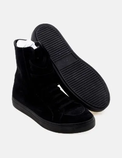 COS Bota negra cordones