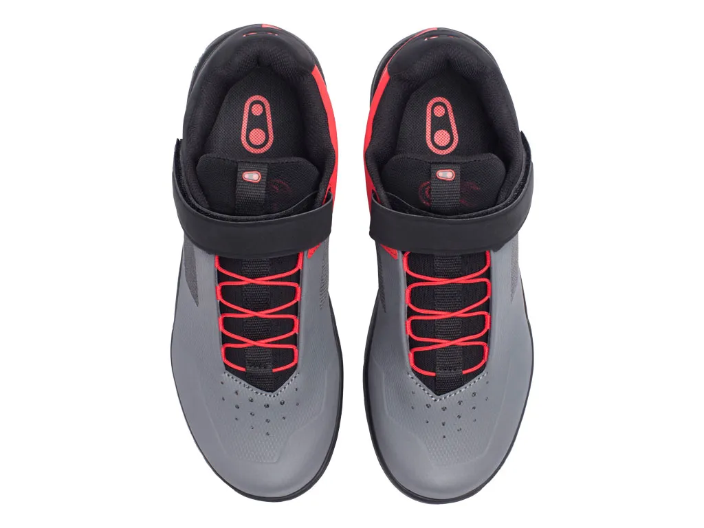 Crank Brothers Shoes Stamp Speedlace Grey/Red – Black Outsole 45