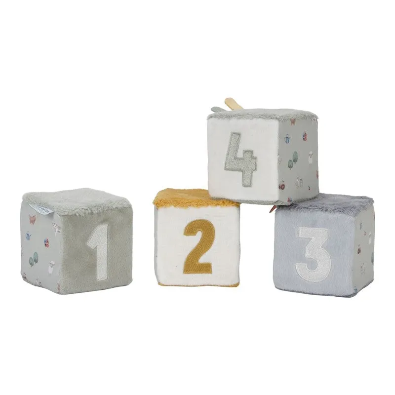 Cubos Blanditos Apilables Pequea granja · Little Dutch