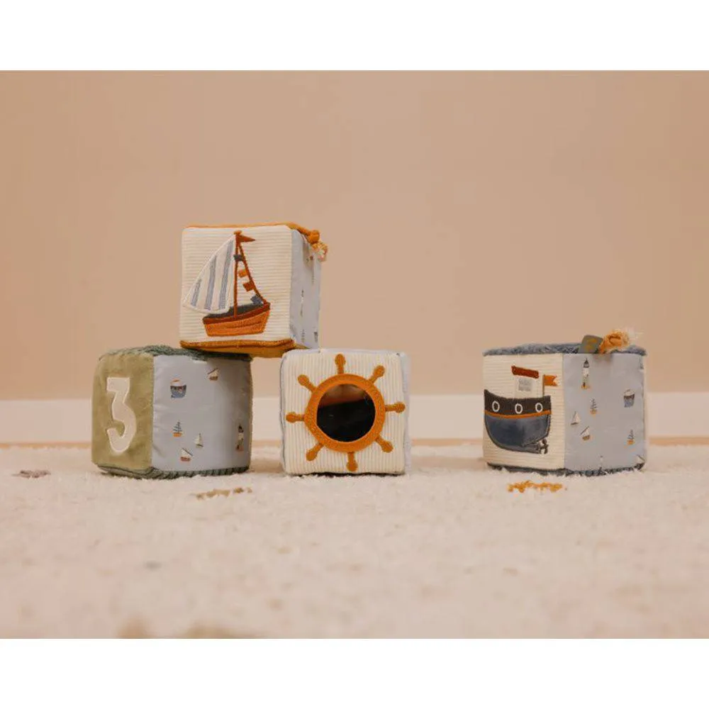 Cubos Blanditos Apilables Sailors Bay · Little Dutch