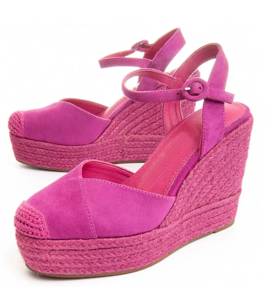 Cuña De Esparto Para Mujer  Montevita  Wesparto9  88510 Fuxia