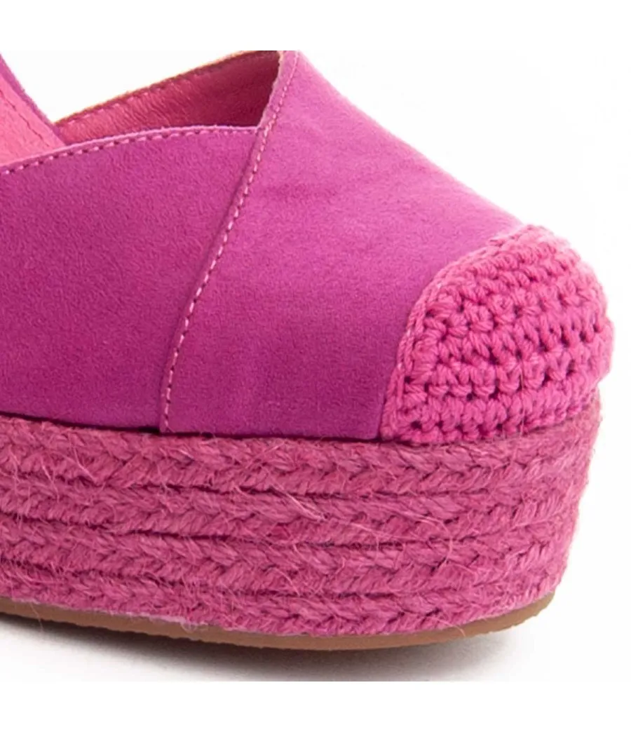 Cuña De Esparto Para Mujer  Montevita  Wesparto9  88510 Fuxia
