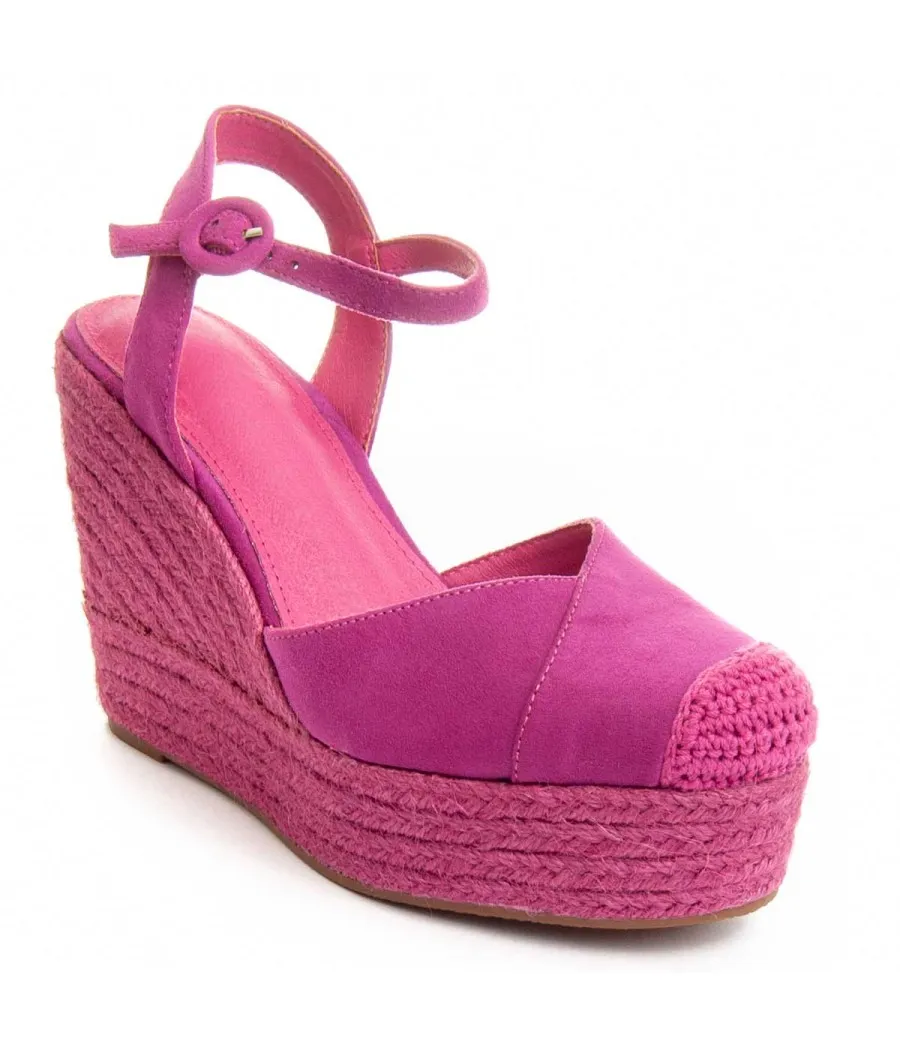 Cuña De Esparto Para Mujer  Montevita  Wesparto9  88510 Fuxia