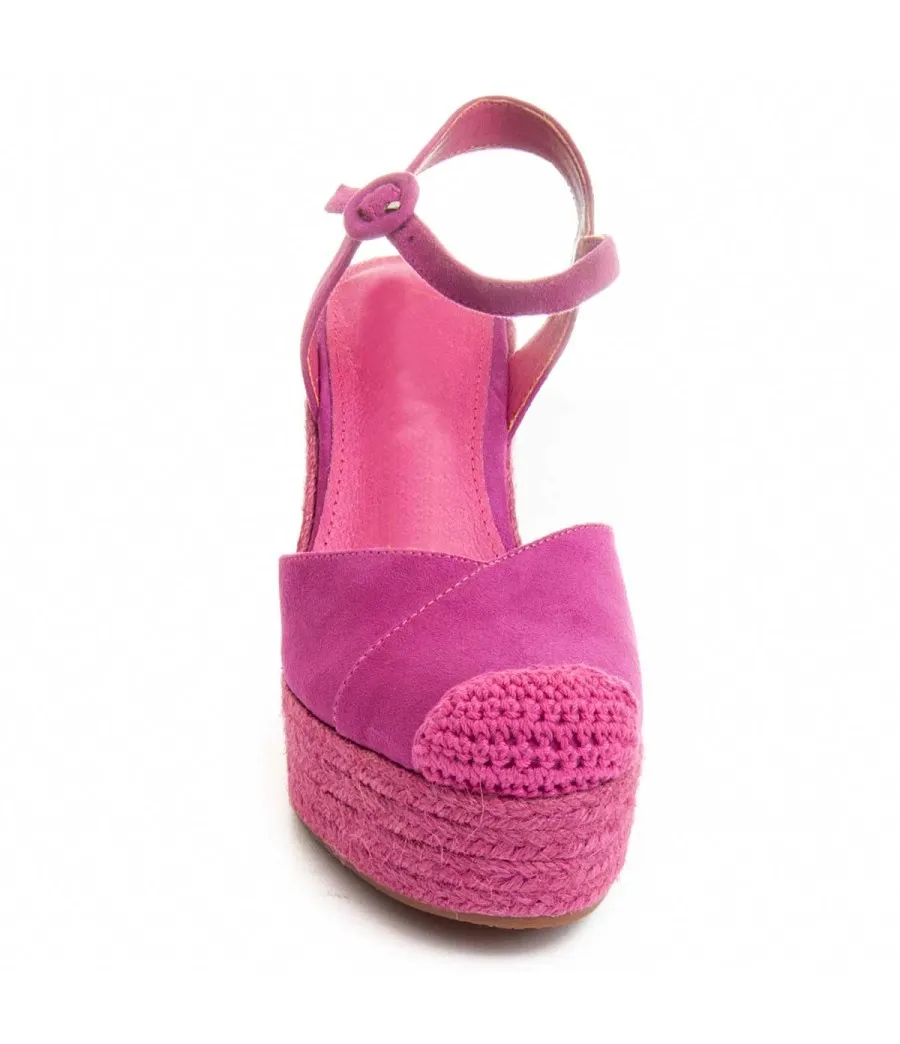 Cuña De Esparto Para Mujer  Montevita  Wesparto9  88510 Fuxia