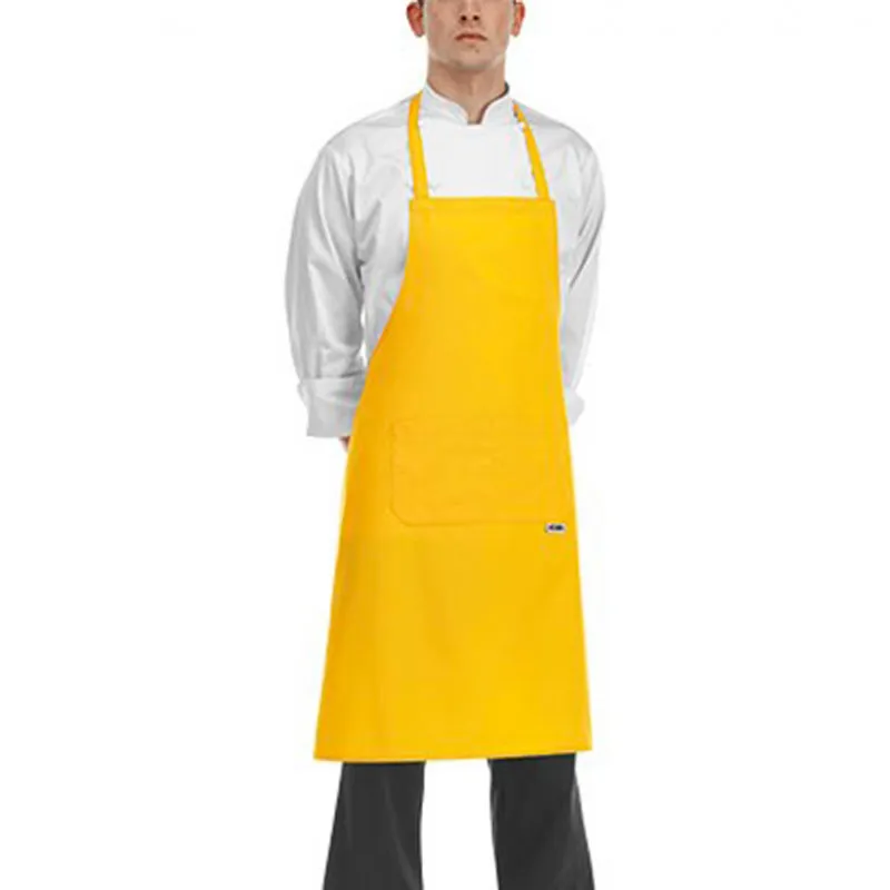 DELANTAL CON PETO AMARILLO  EGOCHEF