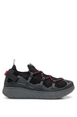 Deportivas sin cordones estilo calcetín con empeines de punto