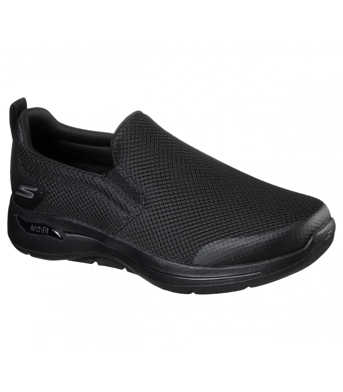 Deportivo negro sin cordones