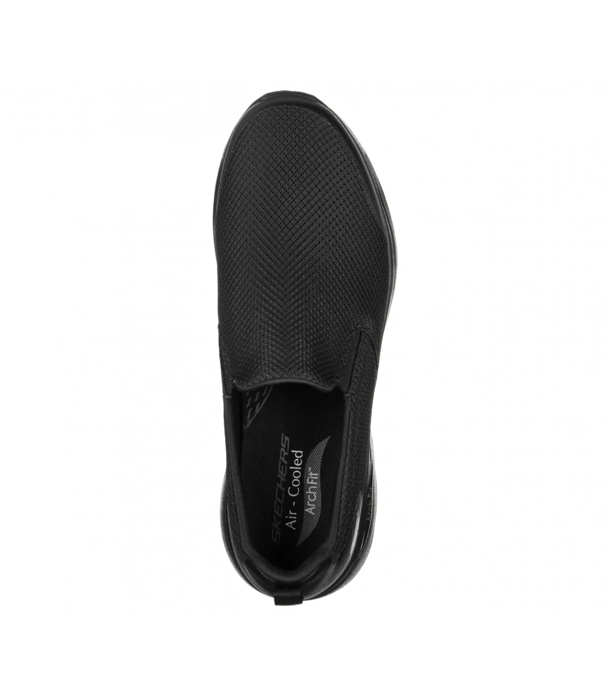 Deportivo negro sin cordones