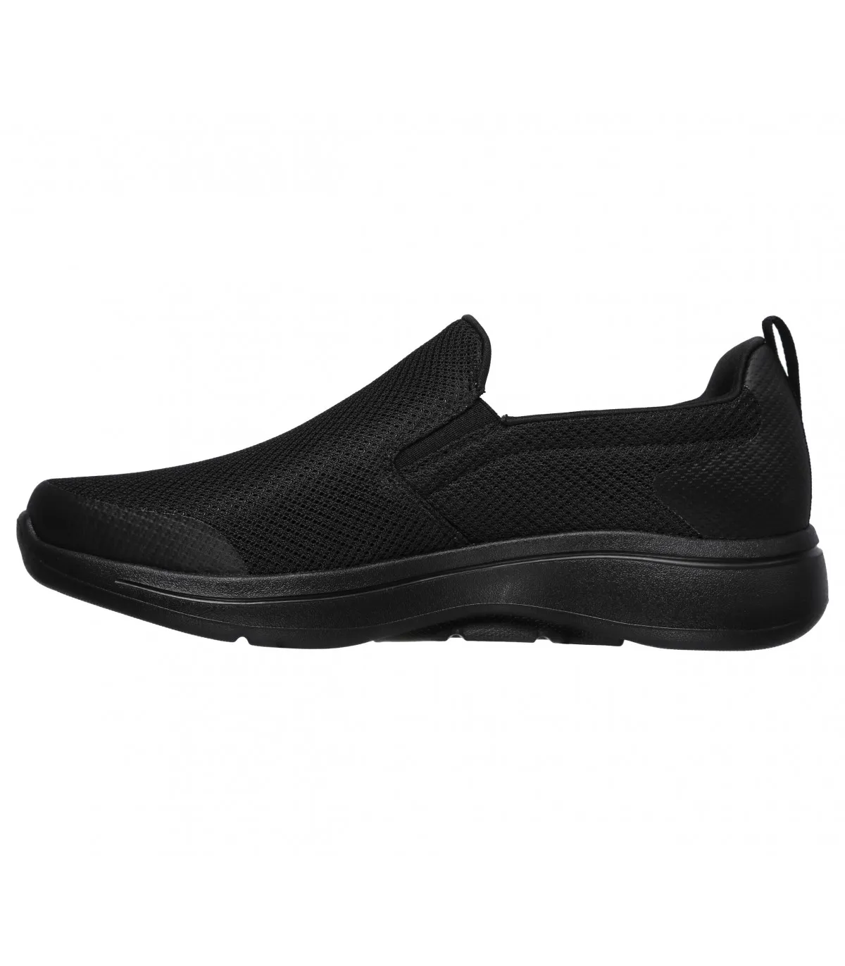 Deportivo negro sin cordones