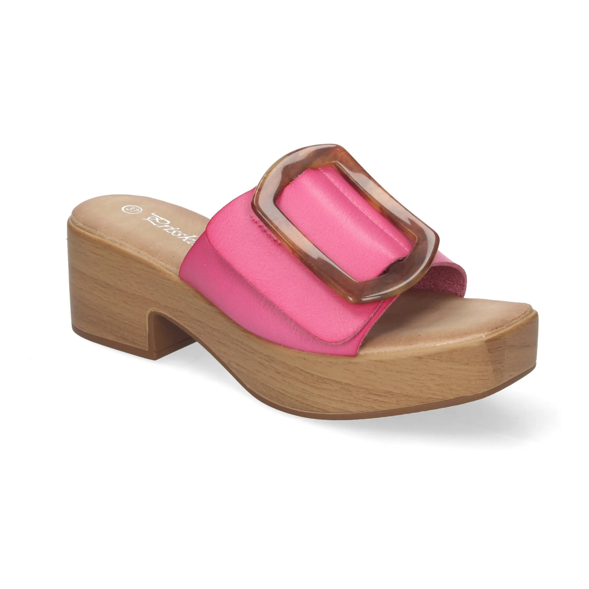 DIANE FUCSIA  ZUECO DE TACóN