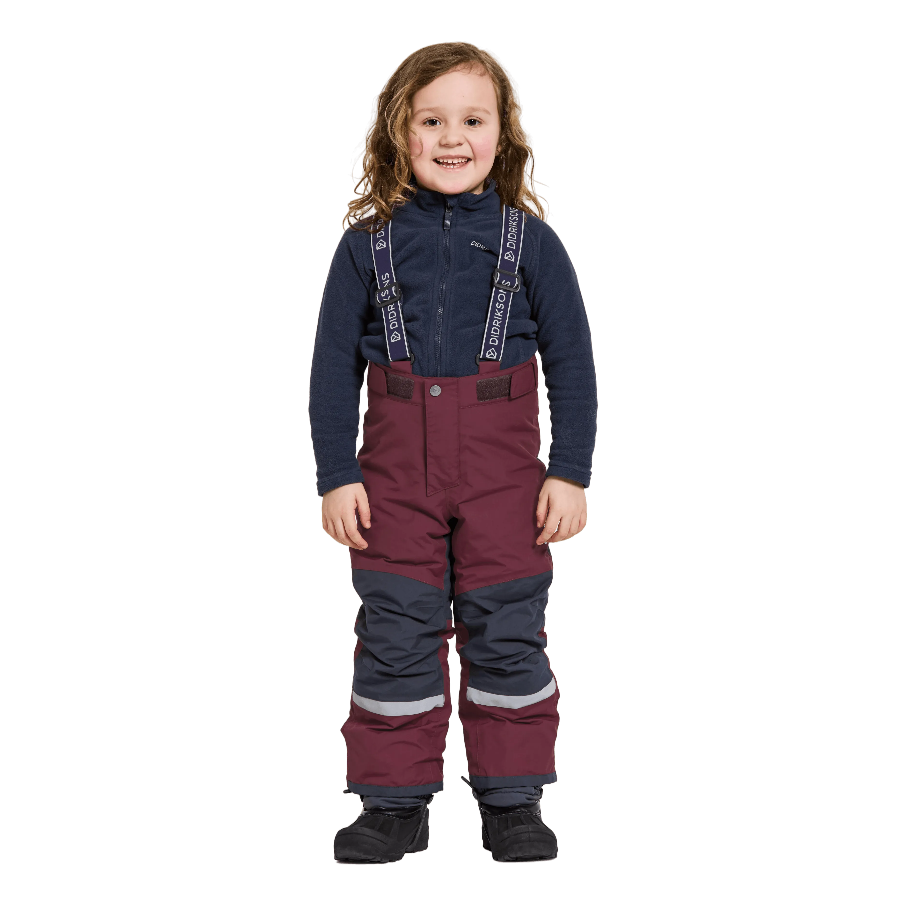 Didriksons Idre Kids Pants 6 Rusty Wine