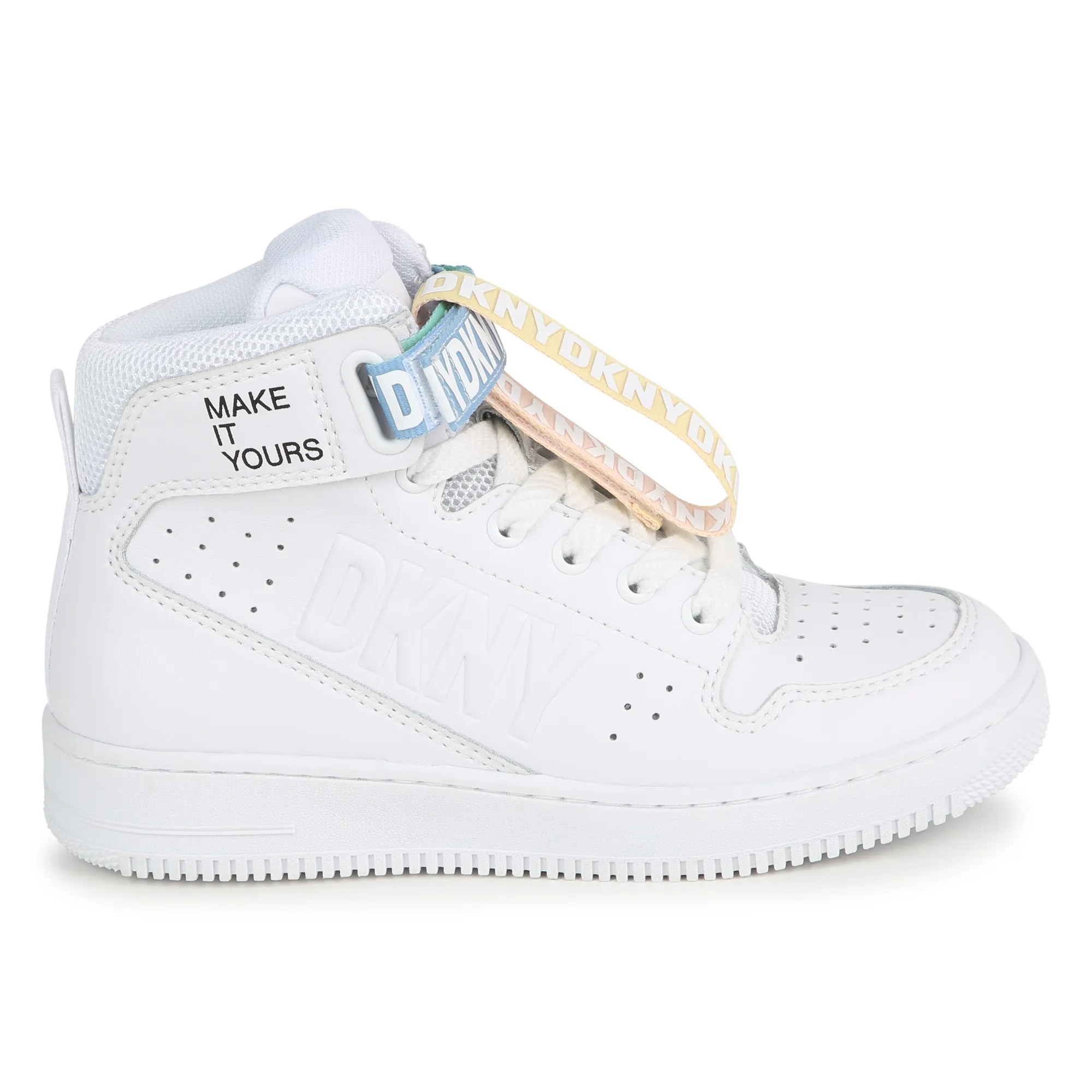 DKNY Deportivas de piel y cordones