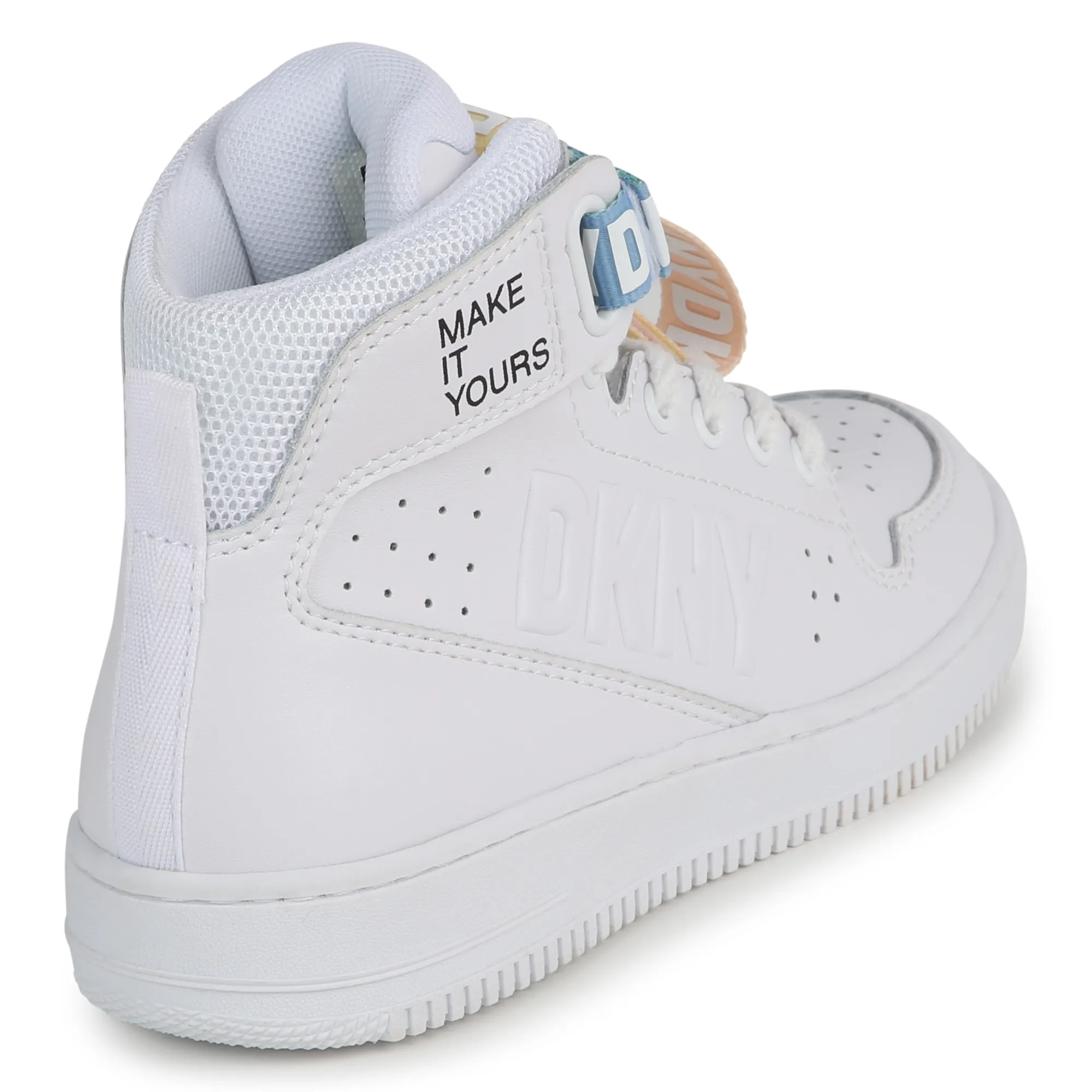DKNY Deportivas de piel y cordones