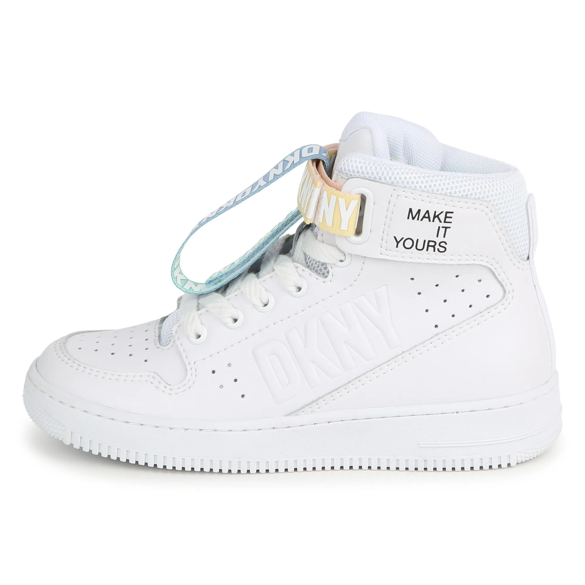 DKNY Deportivas de piel y cordones