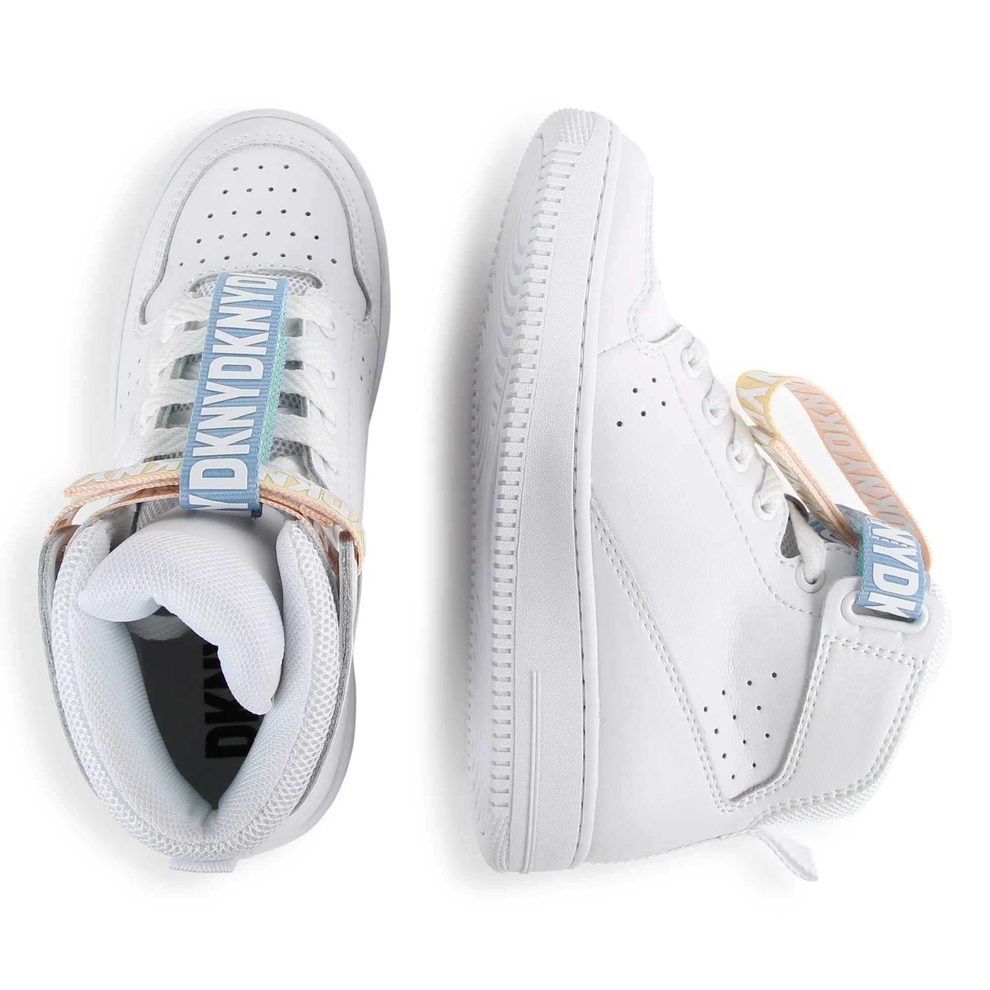 DKNY Deportivas de piel y cordones